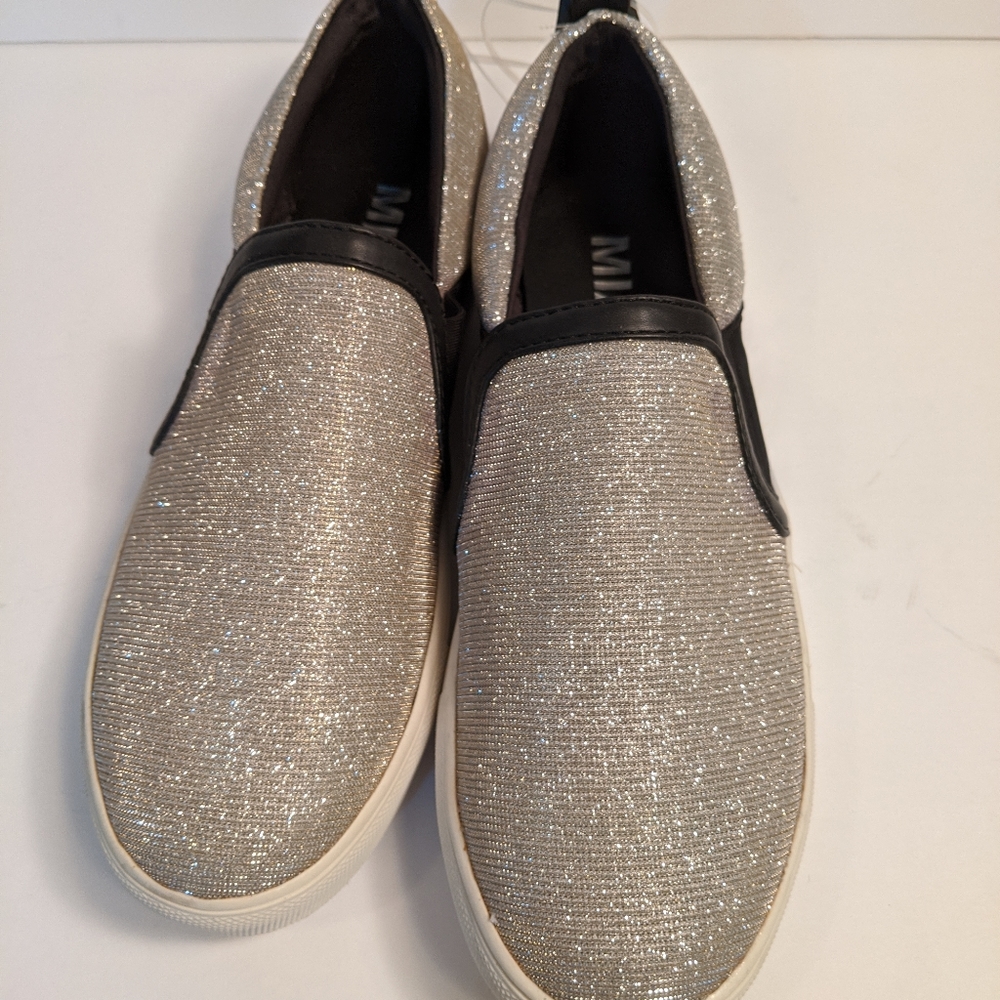 MIA silver and gold 
Slip On Loafers Casual Shoe